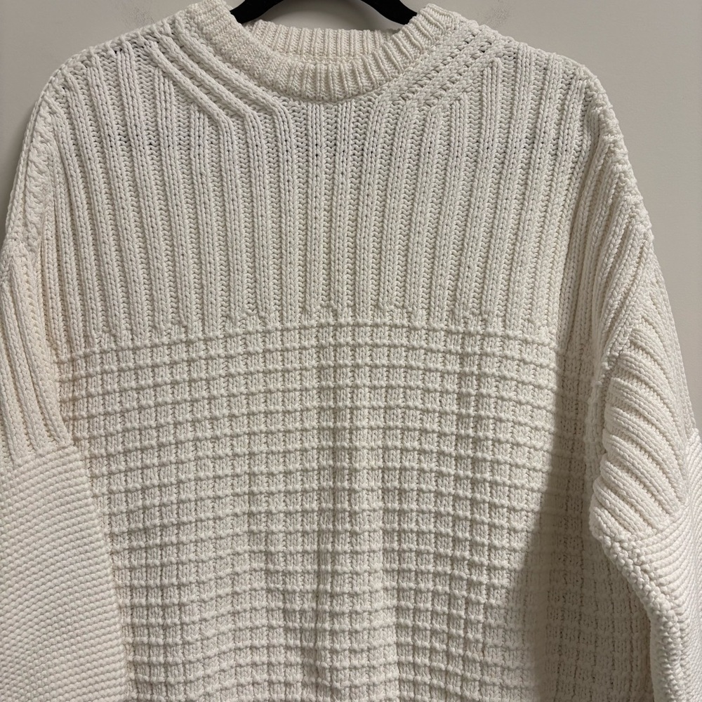 The Knotty Ones Delcia Organic Cotton Off-White‎ Sweater Size Small/Medium - Picture 3 of 8